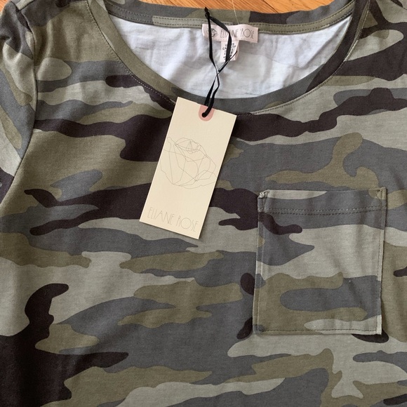 Cap sleeve camouflage tee - Picture 3 of 3